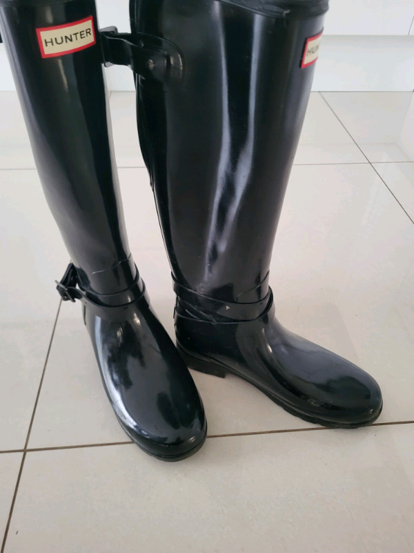 Genuine ladies Hunter wellies size 5 